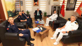 Muğla'nın güvenliği için kritik zirve: Sahil Güvenlik üssünde stratejik buluşma