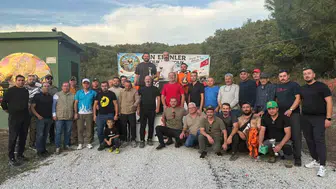 Çan'da hedefi on ikiden vuran dostluk rüzgarları esti