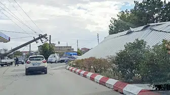 Havsa'da dehşet anları: Fırtına sanayi sitesini savaş alanına çevirdi