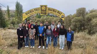 Bozkır'da öğrencilere özel karşılama: İsauria Yolu'nda keşif yolculuğu