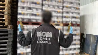 İzmir'de devasa kaçak içki vurgunu: Tek bir depodan çıkanlar şoke etti