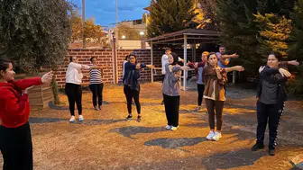 Nazilli'de parklar spor salonuna dönüştü: Sağlık için bir araya geldiler
