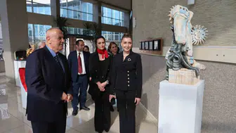 Düzce Üniversitesi'nde Cumhuriyet ve Atatürk temalı sanat şöleni