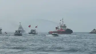 Zonguldak Limanı'nda 29 Ekim coşkusu: Deniz üzerinde görsel şölen