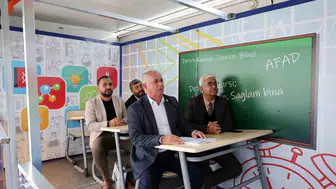 Talas'ta sarsıcı simülasyon: 6,4 büyüklüğündeki deprem gerçeğiyle yüzleştiler
