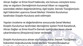 Hakem dünyasında şok karar: Üç isim dernekten ihraç edildi