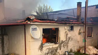 Çamköy'de kabus dolu anlar: Alevler evi ve hayvan damını küle çevirdi