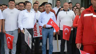 Gedik Piliç fabrikasında dev koreografi: Cumhuriyet coşkusu çalışanlarla taçlandı