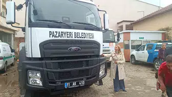 Pazaryeri'nde belediye hizmetlerinde yeni dönem: Filo iki kritik araçla genişledi