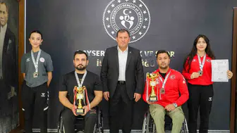 Kayserili atıcılar Mersin'den rekor ve madalyalarla döndü
