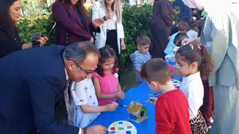 Efelerli miniklerden doğaya anlamlı dokunuş: Kendi elleriyle yuva kurdular