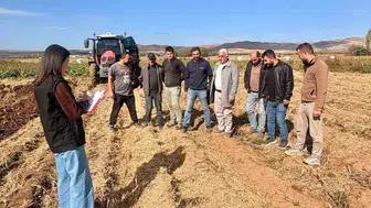 Afyonkarahisar'da tarlanın sesi doğrudan yetkililere ulaşıyor