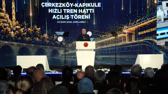 Trakya'nın ulaşım çehresini değiştiren dev adım: Hızlı tren hattında ilk sefer Cumhurbaşkanı'ndan