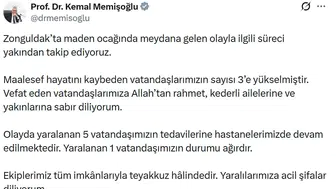 Zonguldak'taki maden faciasında acı bilanço ağırlaşıyor: Can kaybı 3'e çıktı