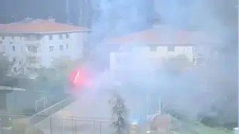 Beşiktaş’ta gece yarısı havai fişekli eğlence polise takıldı: Kaçış planı kısa sürdü
