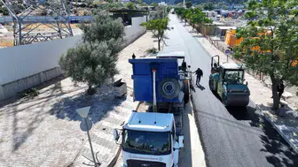 Emlakdere'de Yılların Bekleyişi Sona Erdi: Sanayi Yolu Konfora Kavuştu