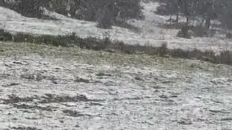 Eskişehir'in yüksek noktaları kışa erken merhaba dedi