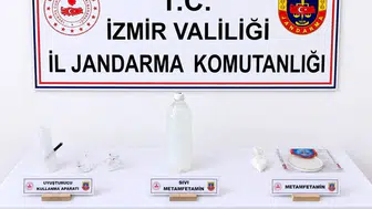 Torbalı'da zehir tacirlerine jandarma baskını: Sıvı metamfetamin ele geçirildi