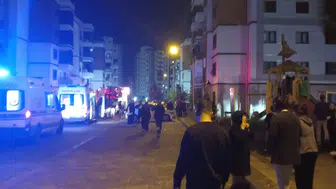 Kayapınar'da korku dolu anlar: Apartman dairesinde çıkan yangın paniğe yol açtı