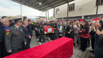 Aydın şehidini son yolculuğuna uğurladı: Çine'de hüzünlü veda