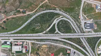 Kırıkkale trafiğinde bayram dönüşü yoğunluğu başladı