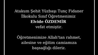 Samsun eğitim camiası sevilen öğretmenini kaybetti