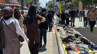 Vanlılar bayram alışverişi için çarşıya indi