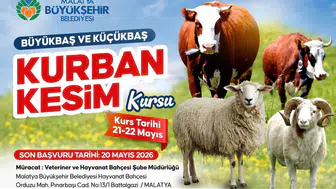 Malatya Belediyesi kurban kesiminde hata payını sıfıra indiriyor