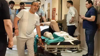 İnegöl'de bahçe işleri sırasında feci kaza