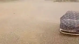 Antalya Serik’te ceviz büyüklüğünde dolu yağışı paniğe yol açtı