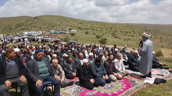 Şuhut köylüleri bereketli bir sezon için yağmur duasına çıktı