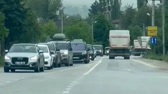 Bayram yolcuları Bolu yollarını kilitledi