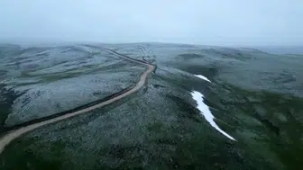 Tokat’ta bahar bitti kış geldi Yaylada sürpriz kar yağışı
