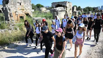 Gençler 19 Mayıs ruhunu antik Kilikya yolunda yürüdü
