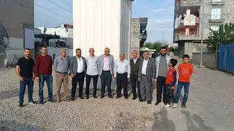 Batman’da elli yıllık cami yıkıldı geriye sadece minaresi kaldı