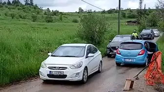 Tatilciler ana yoldan kaçınca Bolu köy yolları kilitlendi