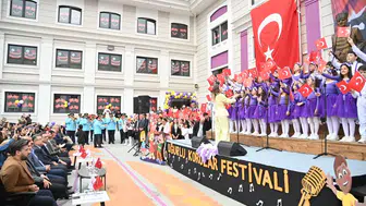 Trabzon’da 600 çocuk aynı sahnede buluştu