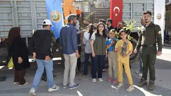 Dicle ilçesinde bin 500 fidan toprakla buluşuyor