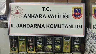 Ankara'da sahte zeytinyağı operasyonu