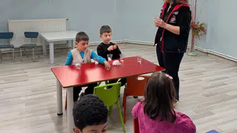 Bayburtlu çocuklar ata tohumunu toprakla buluşturdu