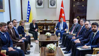 Cevdet Yılmaz Bosna Hersek Başbakanı ile Ankara'da buluştu