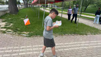 Tavşanlı’da gençler pusula ve harita ile doğaya meydan okudu