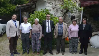 Sultanhisar protokolünden şehit ailelerine bayram ziyareti
