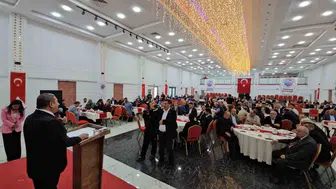 Darende halkı bayramlaşma töreninde bir araya geldi