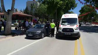 Malatya İnönü Caddesinde feci kaza