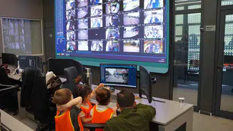 Kocaeli’de minikler trafik merkezinde kuralları yerinde inceledi