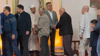 Muğla’da bayram namazı sonrası samimi buluşma