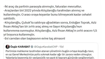 Özgür Özel'den CHP önündeki araç polemiğine sert yanıt