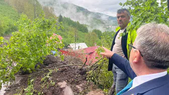 Ordu Korgan’da sel suları evi yuttu