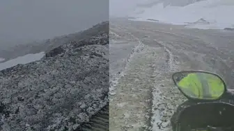 Hakkari’de bahar planları kar fırtınasına takıldı